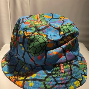 Vintage Teenage Mutant Ninja Turtles Collectible Bucket Hat 2015 TMNT